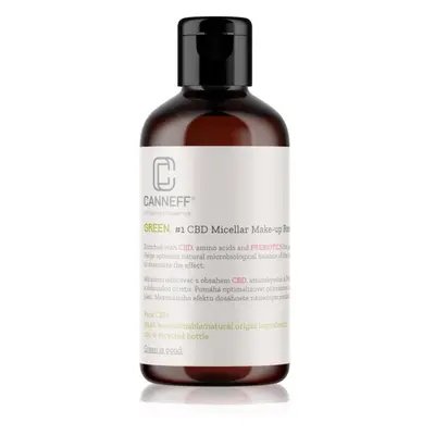 Canneff Green CBD Micellar Make-up Remover čisticí a odličovací micelární voda 200 ml