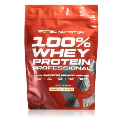 Scitec Nutrition 100% Whey Protein Professional syrovátkový protein s trávícími enzymy příchuť V