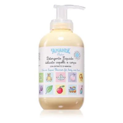 L'Amande Baby Delicate Liquid Detergent šampon a sprchový gel pro děti 250 ml