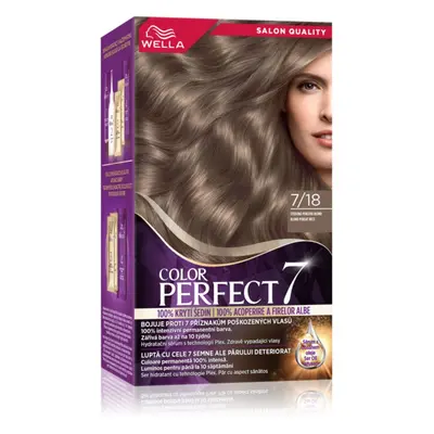 Wella Color Perfect barva na vlasy odstín 7/18 Cool Pearl Med Blonde 1 ks