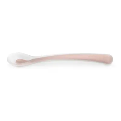 Suavinex Colour Essence Silicone Spoon lžička 4 m+ Marshmallow Nude 1 ks