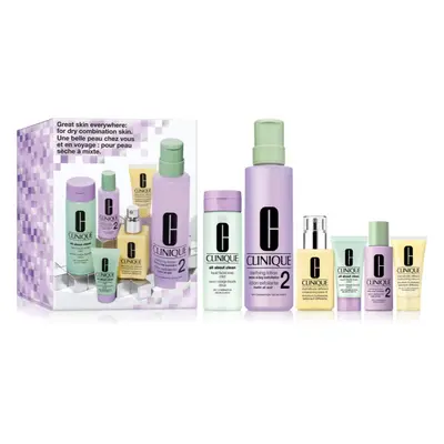 Clinique Holiday 3-Step Skincare Set For Dry Skin dárková sada pro suchou pleť