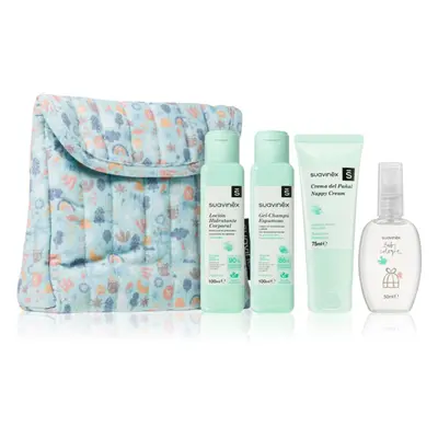 Suavinex Baby Care Essentials Set Blue cestovní sada pro děti