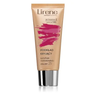 Lirene Vitamin E krycí fluidní make-up odstín 25 Tanned 30 ml