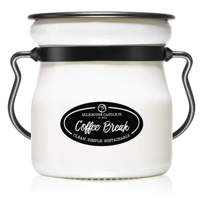 Milkhouse Candle Co. Creamery Coffee Break vonná svíčka Cream Jar 142 g