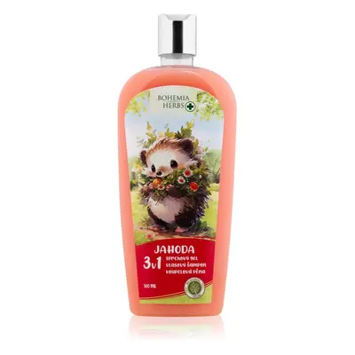 Bohemia Gifts & Cosmetics Bohemia Herbs Strawberry bublinková koupel a mycí gel 500 ml