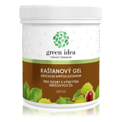 Green Idea Kaštanový gel masážní gel na žíly a cévy 250 ml