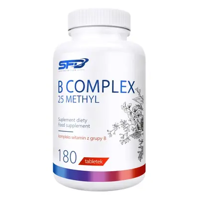 SFD Nutrition B Complex 25 Methyl komplex vitamínu B 180 cps