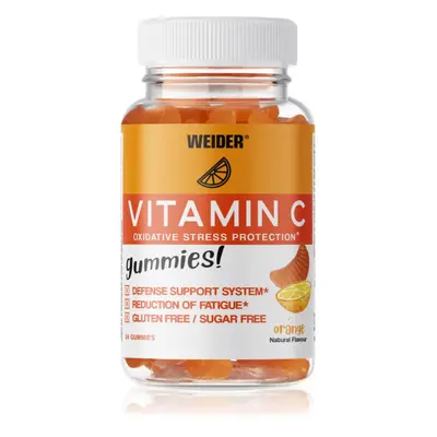 Weider Vitamin C gumoví medvídci pro podporu imunitního systému příchuť Orange 84 ks