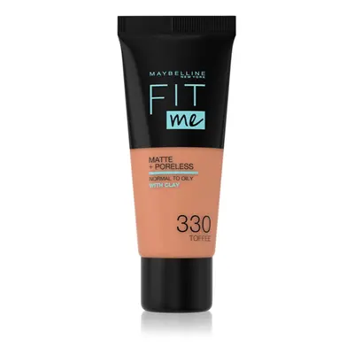 MAYBELLINE NEW YORK Fit Me! Matte+Poreless matující make-up pro normální a mastnou pleť odstín 3