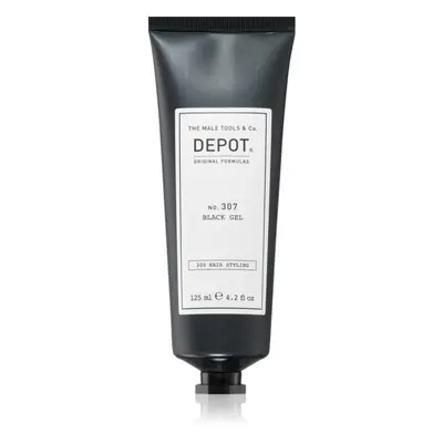 Depot No. 307 Black Gel stylingový gel pro tmavé vlasy 125 ml