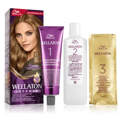 Wella Wellaton Intense permanentní barva na vlasy s arganovým olejem odstín 7/3 Hazelnut 1 ks