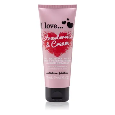 I love... Strawberries & Cream krém na ruce 75 ml