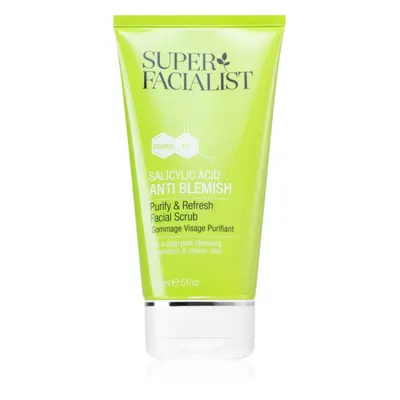 Super Facialist Salicylic Acid Anti Blemish jemný čisticí peeling pro mastnou a problematickou p