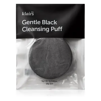 Klairs Gentle Black Cleansing Puff čisticí houbička na obličej 1 ks