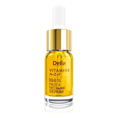 Delia Cosmetics Professional Face Care Vitamins A+E+F protivráskové sérum na obličej a dekolt 10