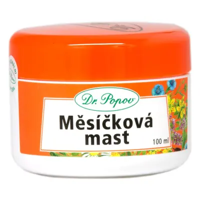 Dr. Popov Bylinné masti Měsíček regenerační péče 100 ml