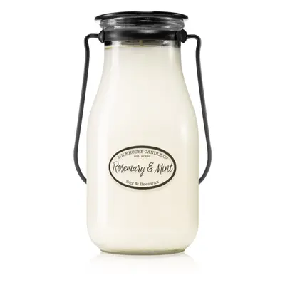 Milkhouse Candle Co. Creamery Rosemary & Mint vonná svíčka Milkbottle 397 g