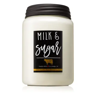 Milkhouse Candle Co. Farmhouse Milk & Sugar vonná svíčka Mason Jar 737 g