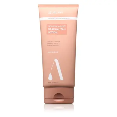 Azure Tan Nourish & Glow samoopalovací krém na tělo odstín Light/Medium 200 ml