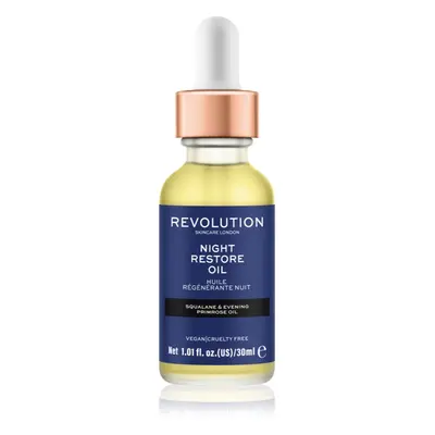 Revolution Skincare Night Restore Oil rozjasňující a hydratační olej 30 ml