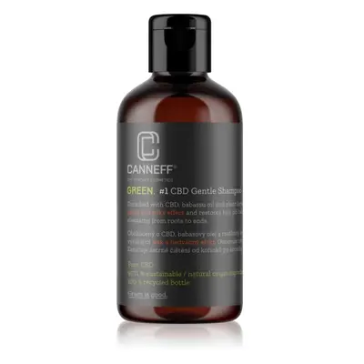 Canneff Green CBD Gentle Shampoo regenerační šampon pro lesk a hebkost vlasů 200 ml