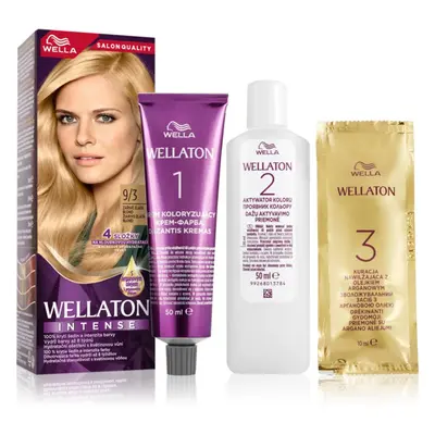 Wella Wellaton Intense permanentní barva na vlasy s arganovým olejem odstín 9/3 Gold Blonde 1 ks