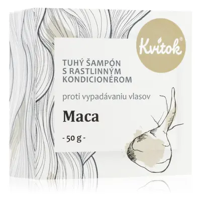 Kvitok Maca tuhý šampon pro řídnoucí vlasy 50 g