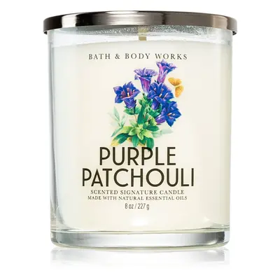 Bath & Body Works Purple Patchouli vonná svíčka 227 g