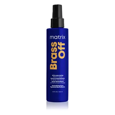 Matrix Brass Off sprej na vlasy neutralizující žluté tóny 200 ml