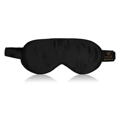 Crystallove Men Silk Eye Mask maska na spaní Black 1 ks