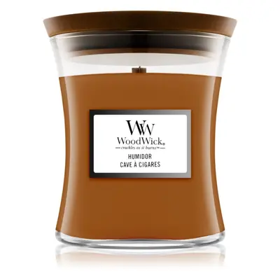 Woodwick Humidor vonná svíčka s dřevěným knotem 85 g