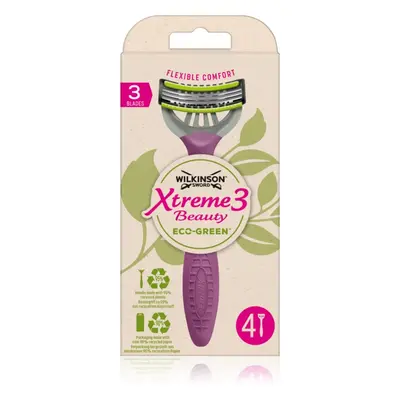 Wilkinson Sword Xtreme 3 Beauty Eco Green jednorázový holicí strojek 4 ks