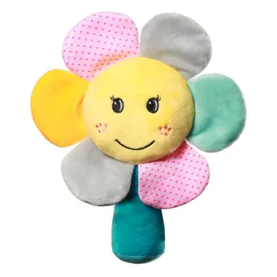 BabyOno Have Fun Velour Rattle chrastítko Rainbow Flower 1 ks