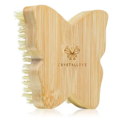 Crystallove Bamboo Butterfly Agave Body Brush masážní kartáč na tělo 1 ks