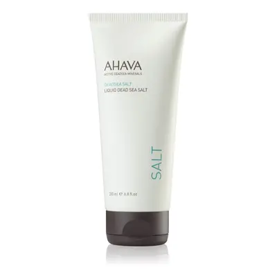 AHAVA Dead Sea Salt tekutá sůl z Mrtvého moře s regeneračním účinkem 200 ml