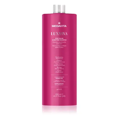 Medavita LUXVIVA Post Color Acidifying hydratační šampon pro barvené vlasy 1250 ml