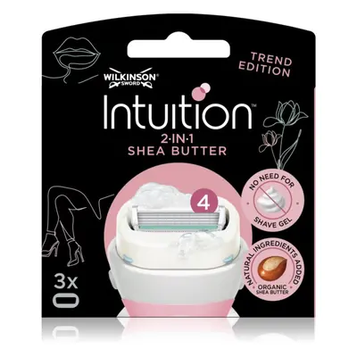 Wilkinson Sword Intuition 2in1 Shea Butter náhradní břity 3 ks