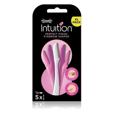 Wilkinson Sword Intuition Perfect Finish Eyebrow Shaper břitva na obočí 5 ks