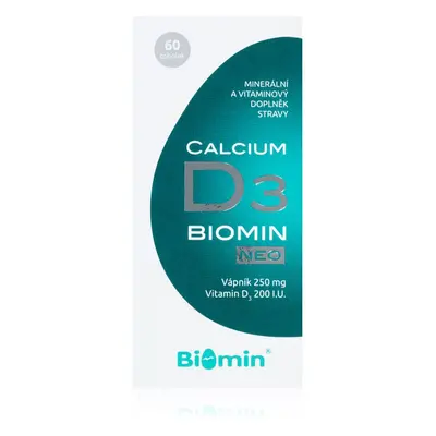 Biomin Calcium D3 Neo tobolky pro normální funkci imunitního systému, stavu kostí a činnosti sva