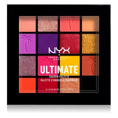 NYX Professional Makeup Ultimate Shadow Palette paletka očních stínů odstín 13 - Festival 16 x 0