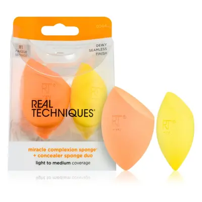 Real Techniques Sponge+ Miracle Complexion & Concealer houbička na make-up 2 ks 1 ks