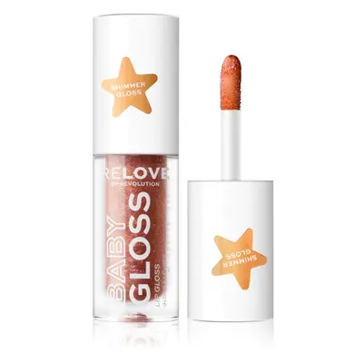 Revolution Relove Baby Gloss Shimmer třpytivý lesk na rty odstín Pink Tulle 1.8 ml