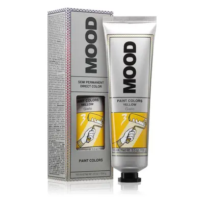 MOOD Paint Colors permanentní barva na vlasy odstín Yellow 100 ml