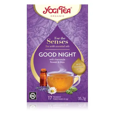 Yogi Tea For The Senses Good Night BIO porcovaný čaj 17x2.1 g