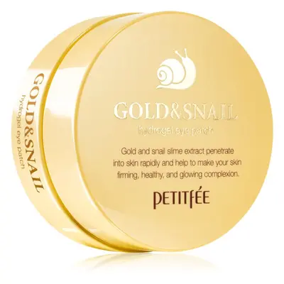 Petitfée Gold & Snail hydrogelová maska na oční okolí se šnečím extraktem 60 ks