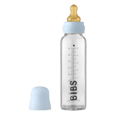 BIBS Baby Glass Bottle 225 ml kojenecká láhev Baby Blue 225 ml