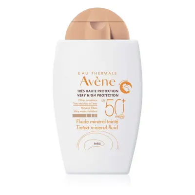 Avène Sun Mineral Fluid Tinted ochranná péče proti slunečnímu záření SPF 50+ 40 ml