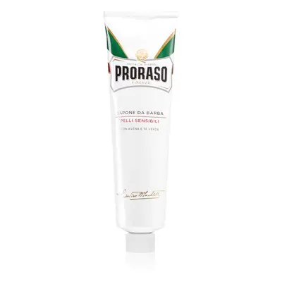 Proraso White mýdlo na holení pro citlivou pleť v tubě 150 ml