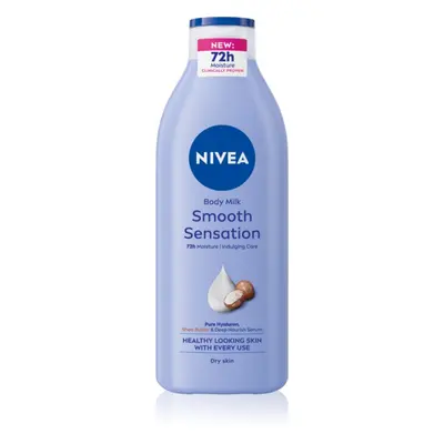 NIVEA Smooth Sensation hydratační tělové mléko pro suchou pokožku 400 ml